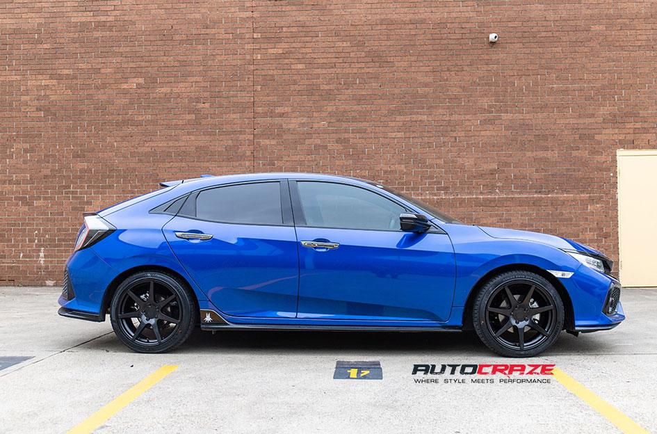 HONDA CIVIC 5 STUD RS2 MATTE BLACK
